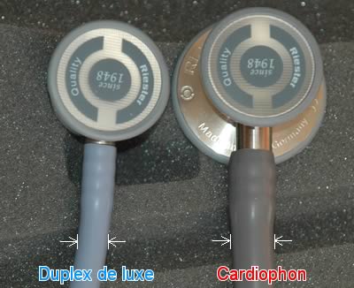 Размер трубок Kardiophon
