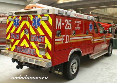 пожарно-медицинские машины с отсеком для пациента и парамедиков